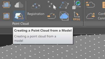 Création d'un nuage de points à partir d'un modèle